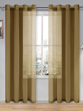 Durable Fabric Net Curtains Copper