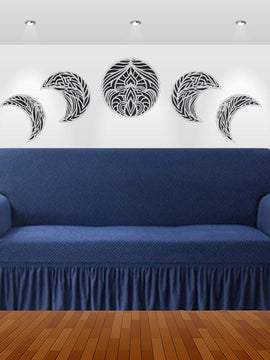 Turkish  Sofa Cover Stretchable Blue