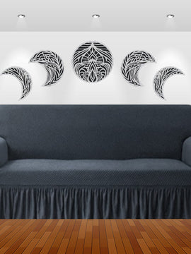 Turkish Sofa Cover Stretchable Grey