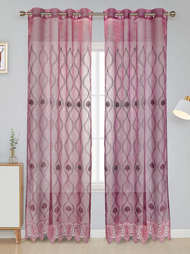 Net Curtains Pair (Pink)