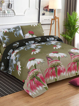 DOUBLE BED SHEET-BUTTERFLY - PRIMAL