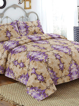 DOUBLE BED SHEET-BEGE - PRIMAL