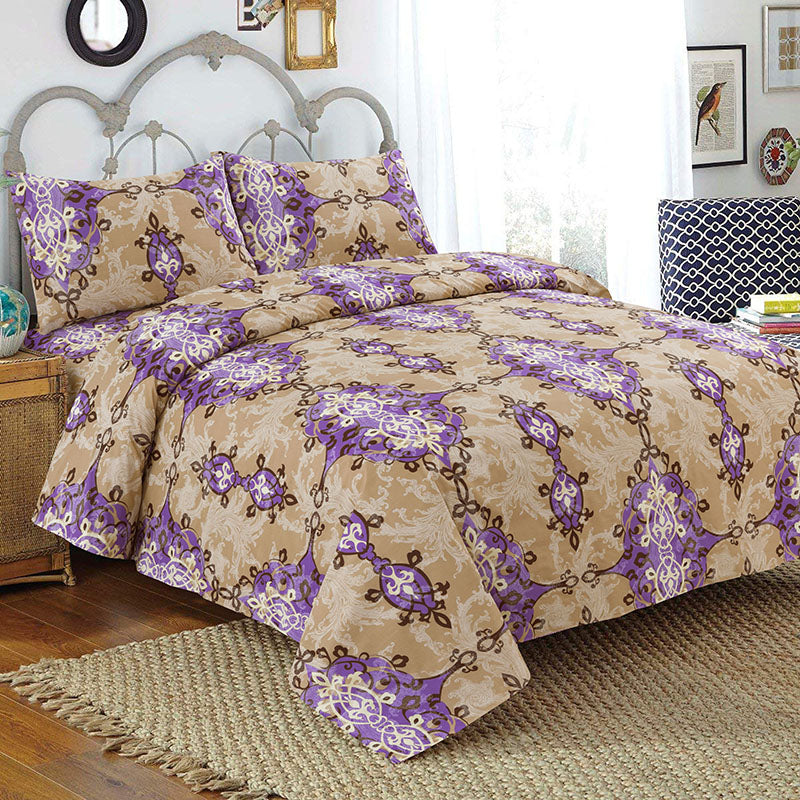 DOUBLE BED SHEET-BEGE - PRIMAL