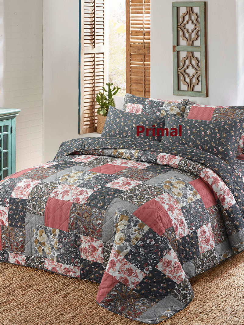 KING COMFORTER BED SPREAD 6 PCS-003