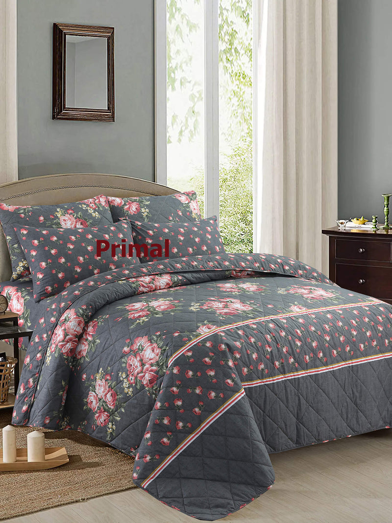 KING COMFORTER BED SPREAD 6 PCS-004