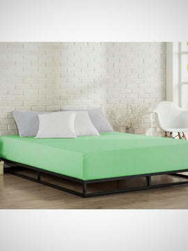 GREEN FITTED SHEET+PILLOW COVERS - PRIMAL