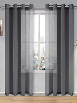 Durable Fabric Net Curtains Grey
