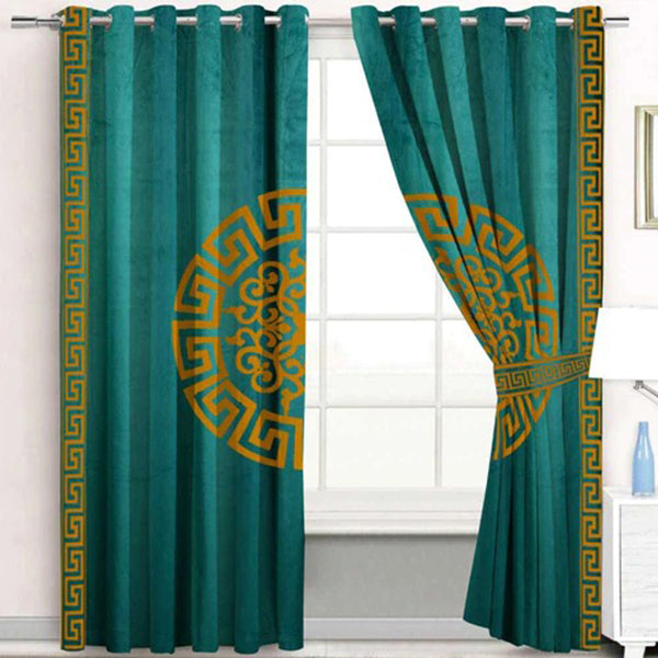 Luxury Velvet Splendid Curtains Pair