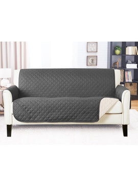 SOFA COVER-GREY WITH FREE TOWEL