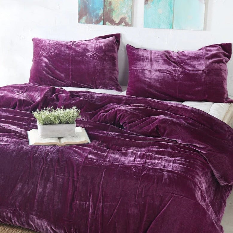 Duvet Set Velvet (Purple)