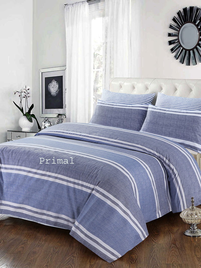 COTTON BED SHEET Texture Rays 3PCS- king